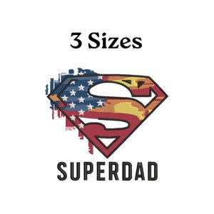 Super Dad Ever Embroidery Digital Download, Dad embroidery, Father&#39;s Day Embroidery Machine Design, Happy Father&#39;s Day, Custom Embroidery