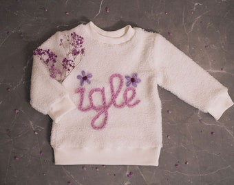 Personalized baby sweater first birthday gift