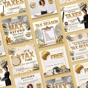 Tax Preparation Flyer DIY