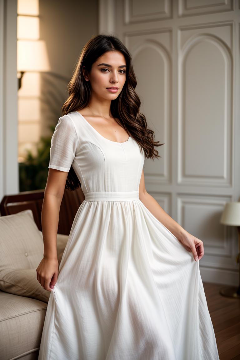 Empire Chiffon Dress - Etsy UK