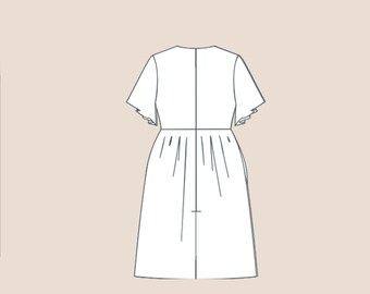 sachin and babi light blue dress Empire Waist Dress Pattern main image 0