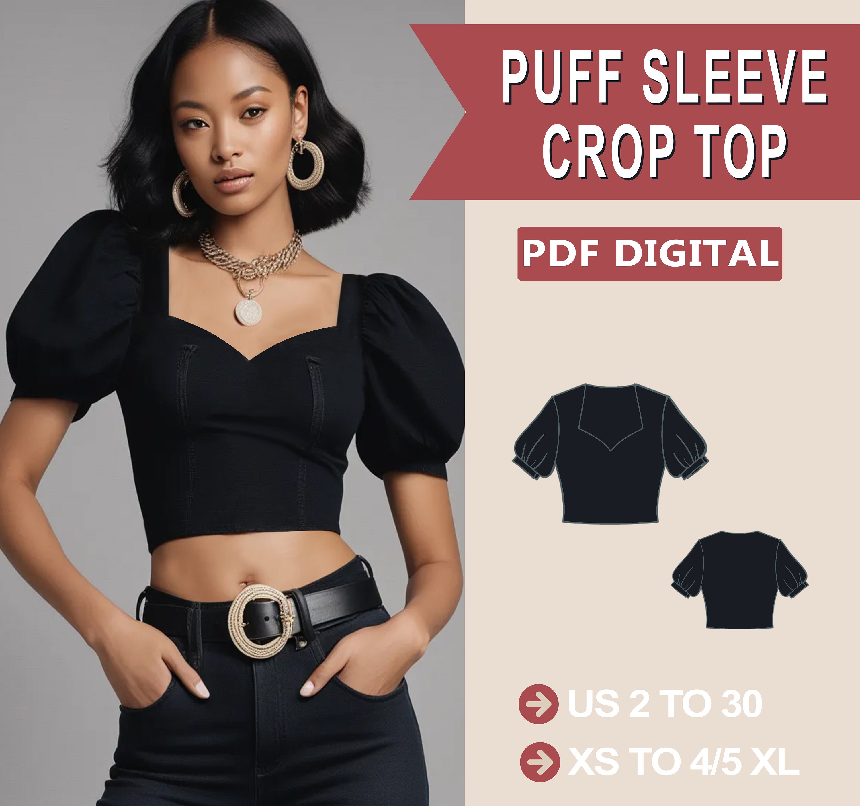 Sweetheart puff sleeve top shop