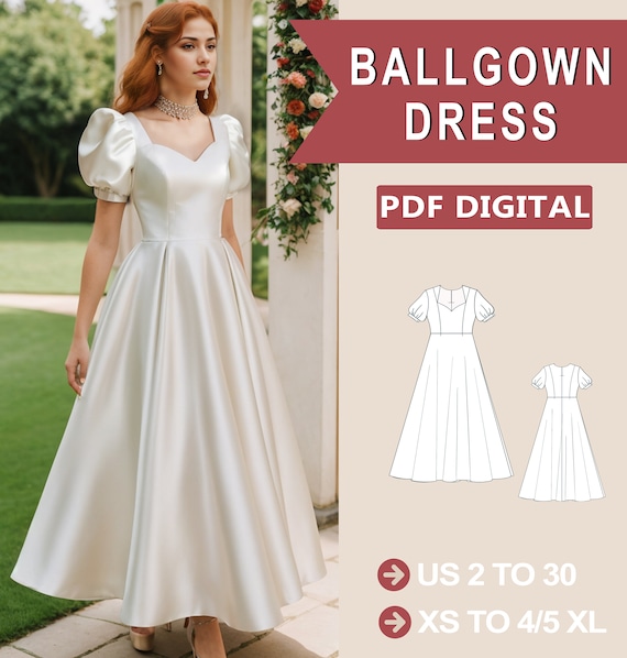 Ball gown skirt with pockets pattern clearance