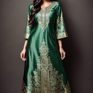 A-Line Kurta Indian Dress Sewing Pattern, Anarkali Suits Indian Dress Sewing Pattern, Options in Multiple Sizes  Easy Pattern XS-5XL