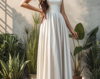 Sweetheart-Neck Sewing Dress Pattern, Easy sewing PDF Pattern,US 2-30 Plus Size,Prom Dress PDF Sewing Pattern Download, Bridesmaid Dress-