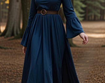 V-Neck Medieval Dress Sewing Pattern, Renaissance Cosplay Pattern, Victorian Dress, Celtic Dress, Elvish Dress, Fantasy Gown, XS-5XL US 2-30
