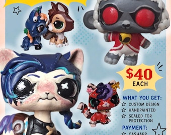 Littlest Pet Shop (LPS) OOAK Custom Commissions!