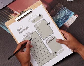 Daily Weekly Monthly Planner, Personal Organizer, Reminder Notebook, Productivity Planner, Customize Agenda, Set of 3 Planners, Task Manager