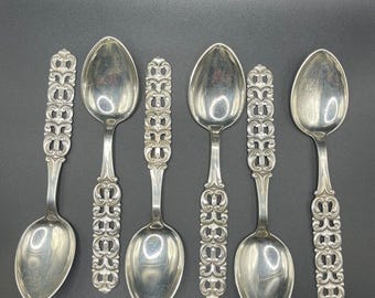 Vintage Hildesheim Rose Teaspoon - Silver 835, Made in Germany