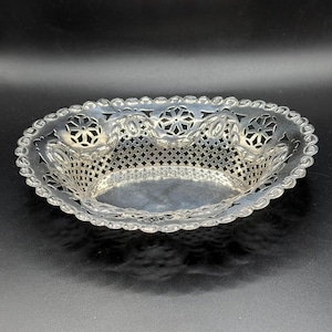 Victorian Sterling Silver Sweetmeat Bowl – Sheffield 1899 – James Dixon & Sons – Pierced Design