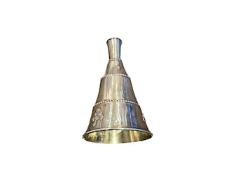 Vintage Sterling Silver Bell: Elegant Decorative Piece for Home and Collectible Gift
