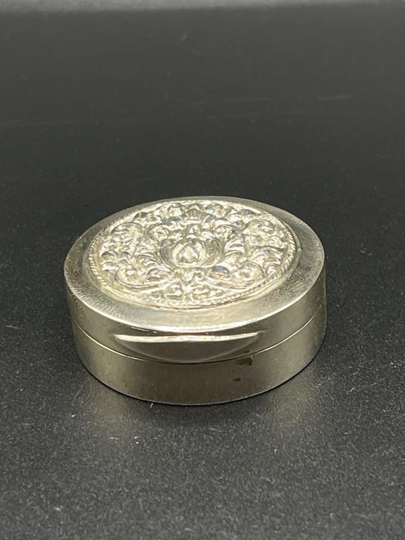 純銀　美品　小物入れ　ヴィンテージ 槌目 Vintage 800 silver yogya - Gem