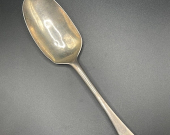 Antiker George II Sterling Silber Tafellöffel von Edward Bennett I, London 1747