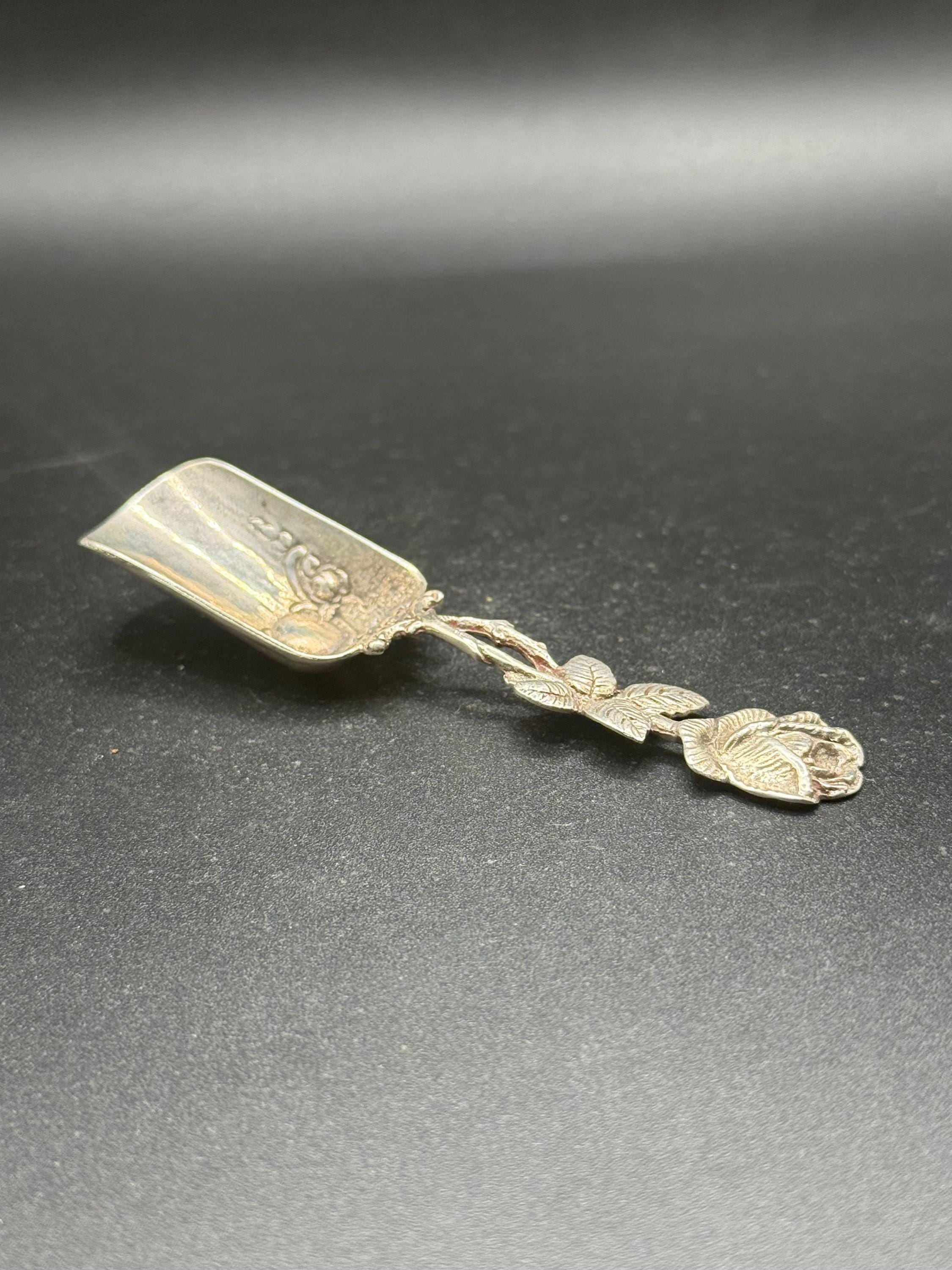 Rare Christoph Widmann Hildesheim Rose Sugar/caddy Spoon