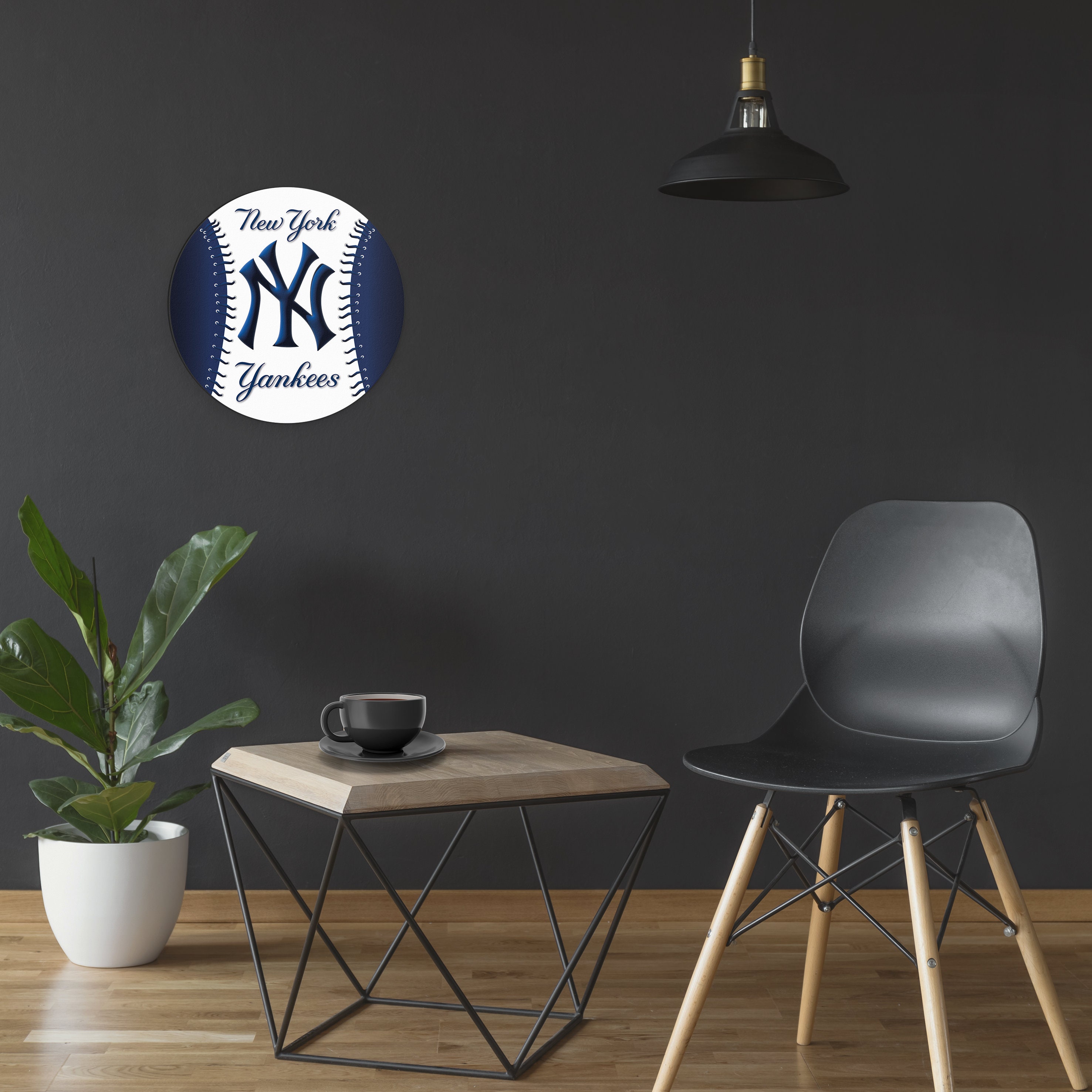 New York Yankees Metal Sign, New York Yankees Wall Decor, Baseball Lover Wall Sign, Gift