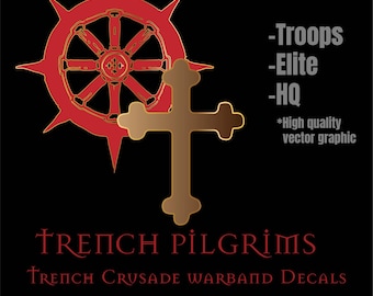 Digital Decals - Trench Pilgrimage guys from Trench Wargame ready-to-print-file