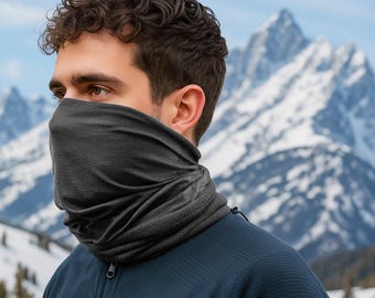 Warm Fleece balaclava & Adjustable Face Mask | Winter Neck Warmer for Skiing, Snowboarding, Hiking |