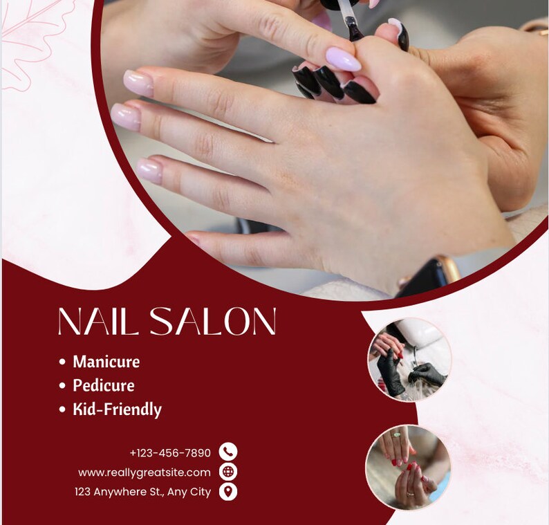 Nail Salon Instagram Post Templates Nail Art Posts Nails Instagram