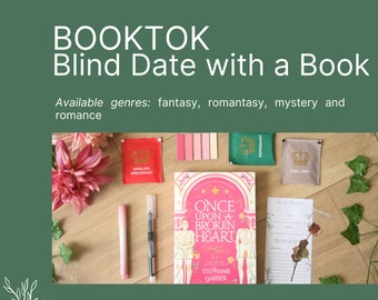 BOOKTOK Fantasy, Romantasy and Romance Blind Date with a Book with Optional Annotation Kit (tabs, highlighter, pen, bookmark and more!)