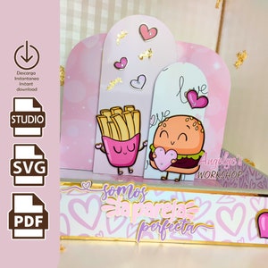 Fichier numérique du plateau de petit-déjeuner de la Saint-Valentin