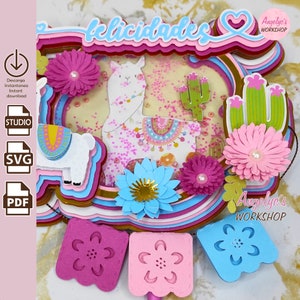 Cake Topper Llama Digital File & Cake Topper Llama Digital File