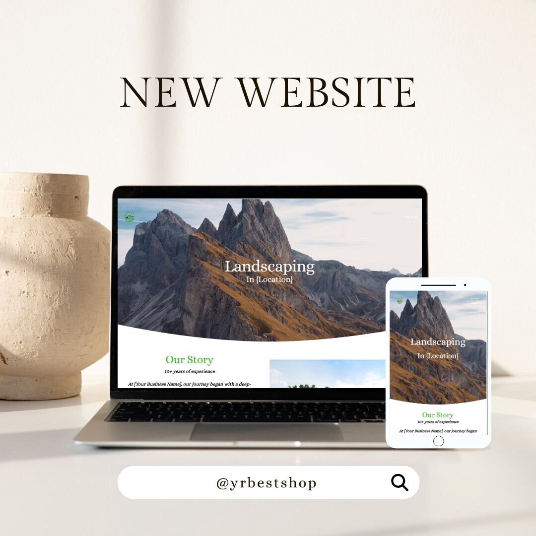 Squarespace Template Squarespace Website Template for Etsy
