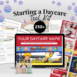 Starting a Daycare Tool Kit  | Daycare Business | Progress Report | Instagram Stories | Business Plan | Website | Childcare | Early Learning