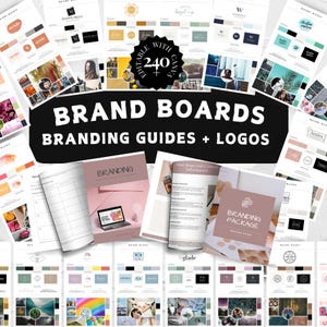 Mood boards, Brandboards, Business Branding,  Logos, Branding Guide, Brand Design Package, Logo Kit, Marketing Templates, Inspiration Board