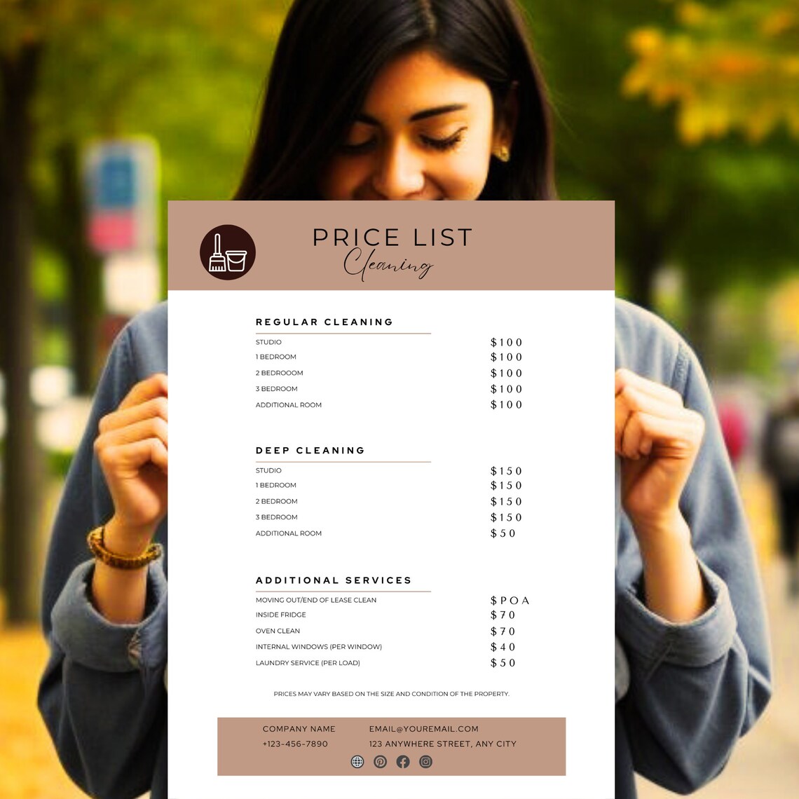 Cleaning Checklist Template, Editable, Includes Regular, Deep and ...