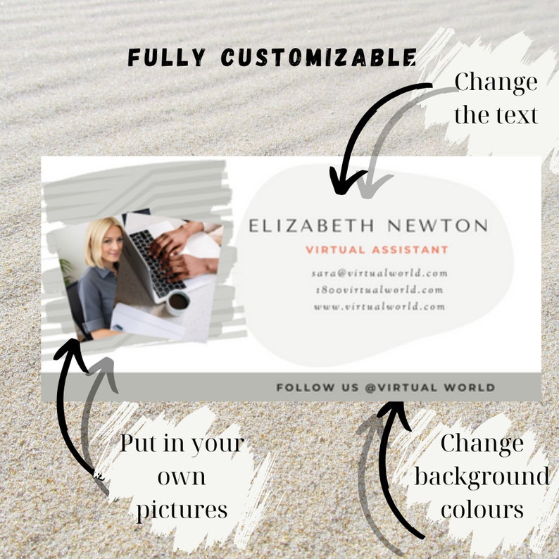 Virtual Assistant Email Signature, Email Signature, Gmail Signature ...