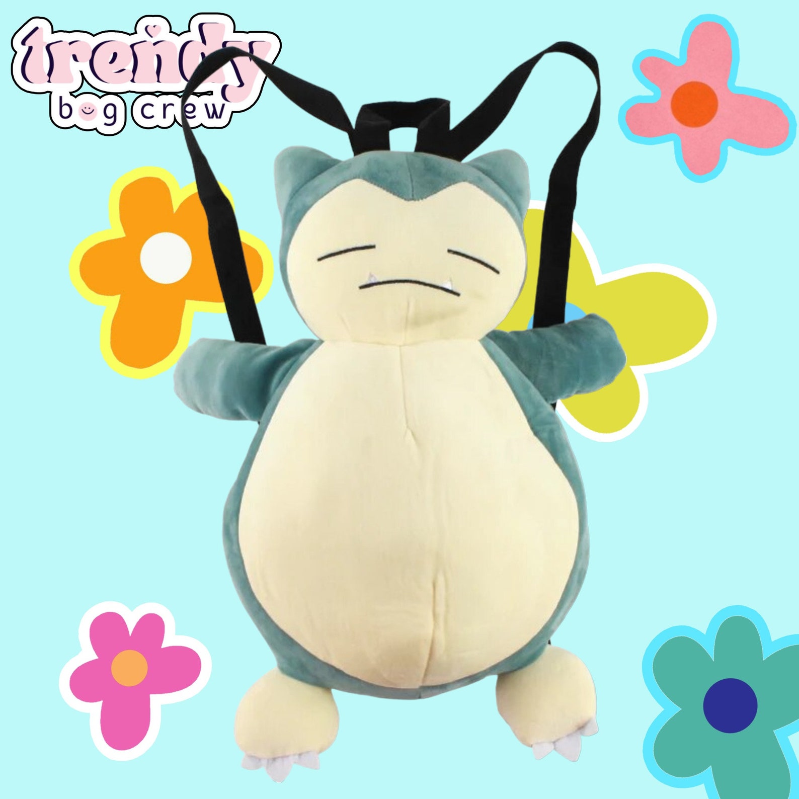 Snorlax Backpack, Snorlax Pokemon Bag, Y2K Snorlax Backpack Etsy