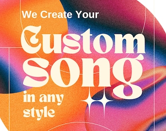 We Create Your Song - Your Story, Our Music! Custom Tracks for Wedding Song, Love Song, Song her Him, Song for Her | Custom Song