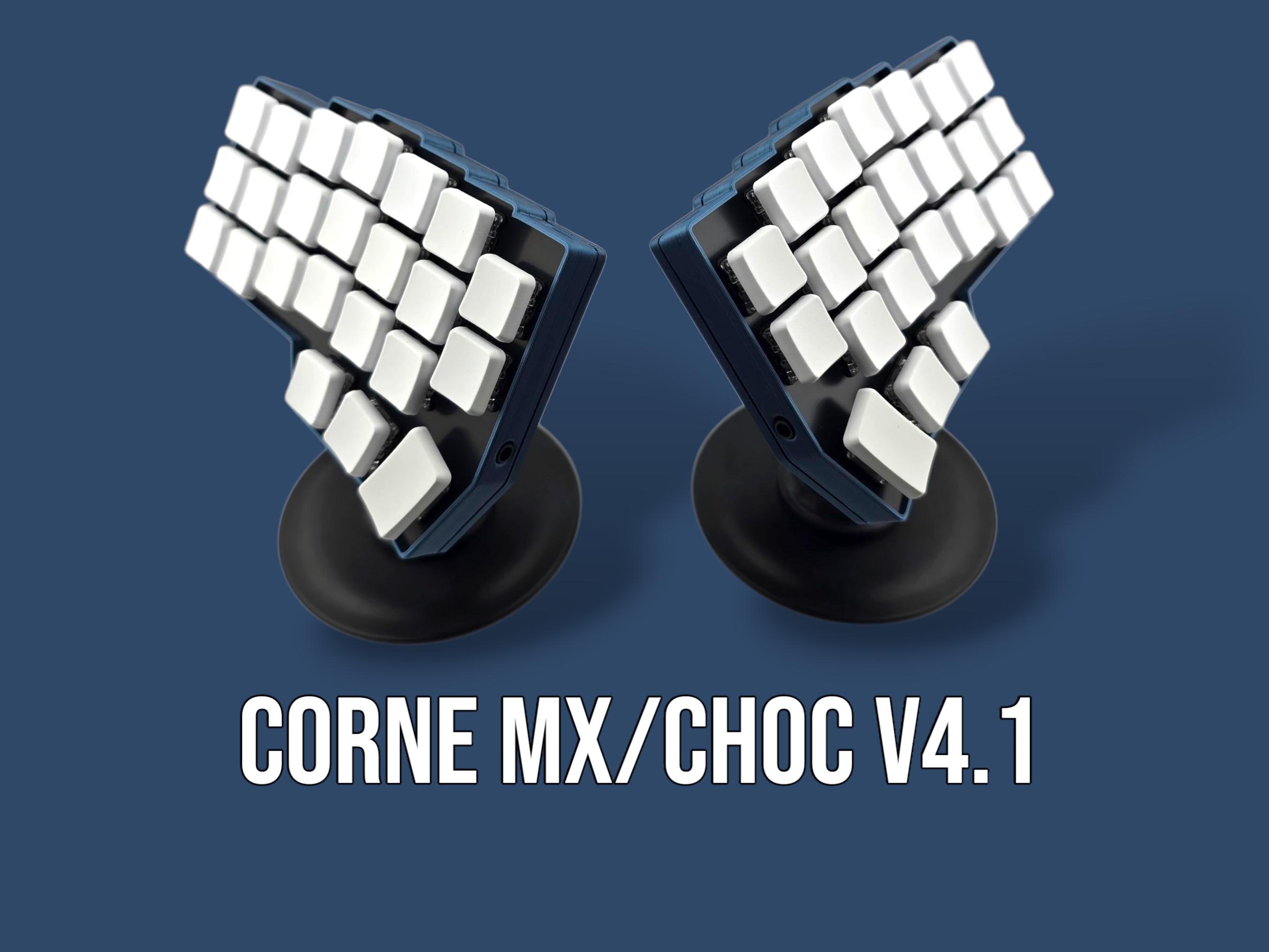 Corne V4.1 Wired Split Keyboard With Tenting-tilting Kit Corne V4.1 Wired Split Keyboard With Tenting-tilting Kit