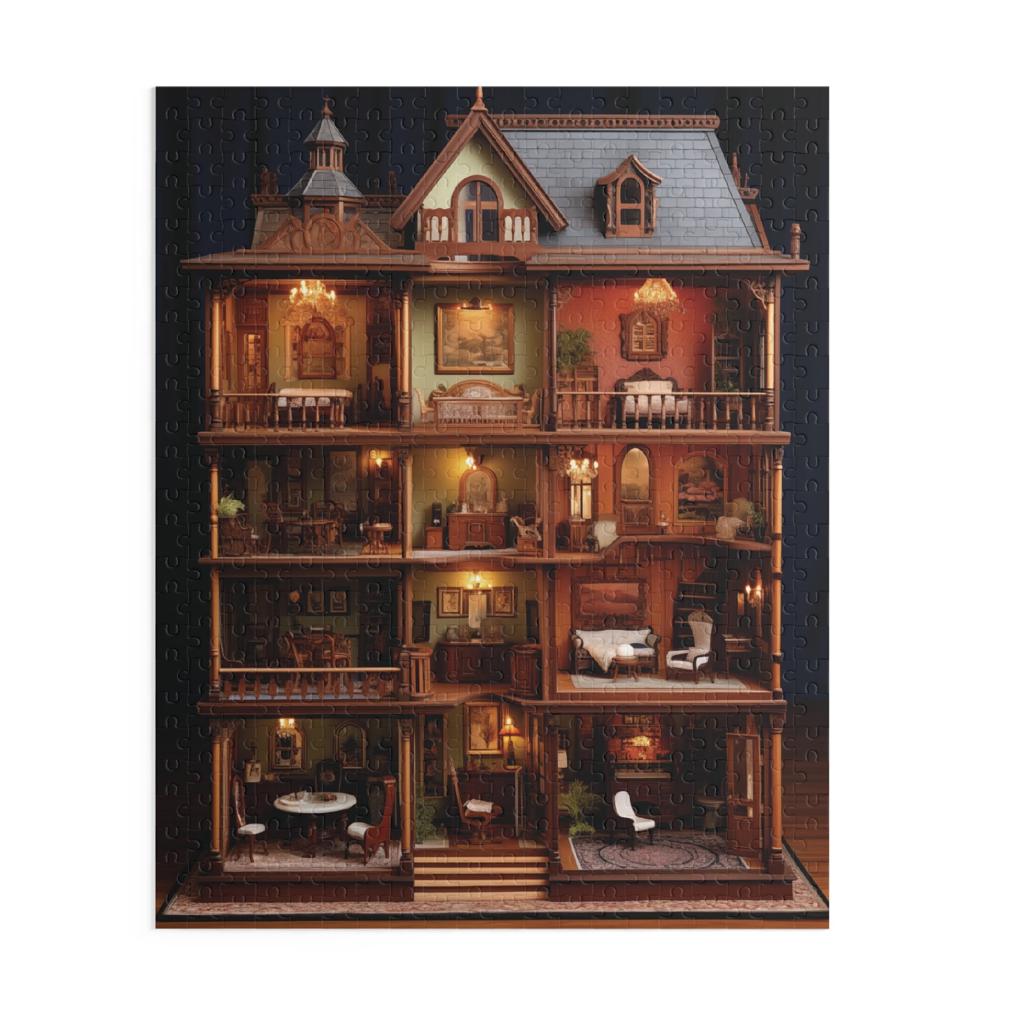 Assembled Completed Dollhouses