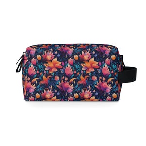 Abstract Floral Toiletry Bag