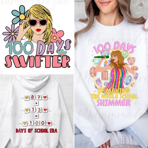 100 Days Of School Era, Png Sublimation, 100 Days Of School Tay lor Sw Ke.Lce Png, 100 Days Of School Png, 100 Days Swifter Fan Gift