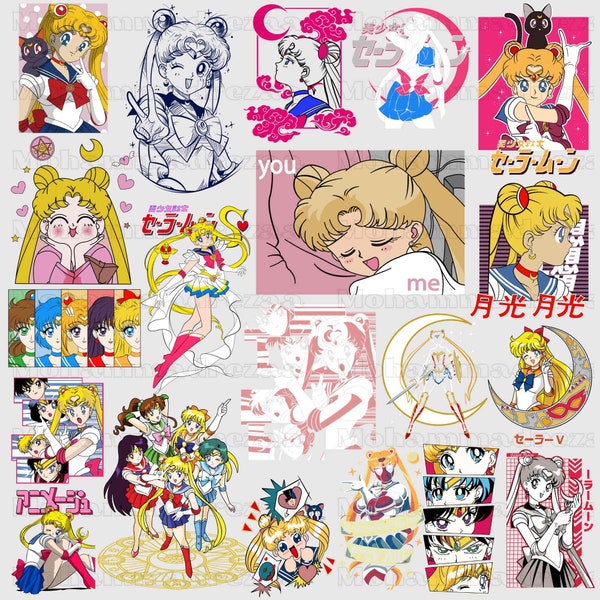 Sai lor Moon PNG Bundle, Sai lor Moon rigolote Png, conception de chemise Sai lor Moon, Luna Cat Png, Sailor Moon papier peint Png, Sai lor Moon drôle