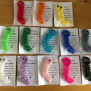 Wiggle Worm Poem Gift Tag and Crochet Pattern Playful Bundle -  Portugal