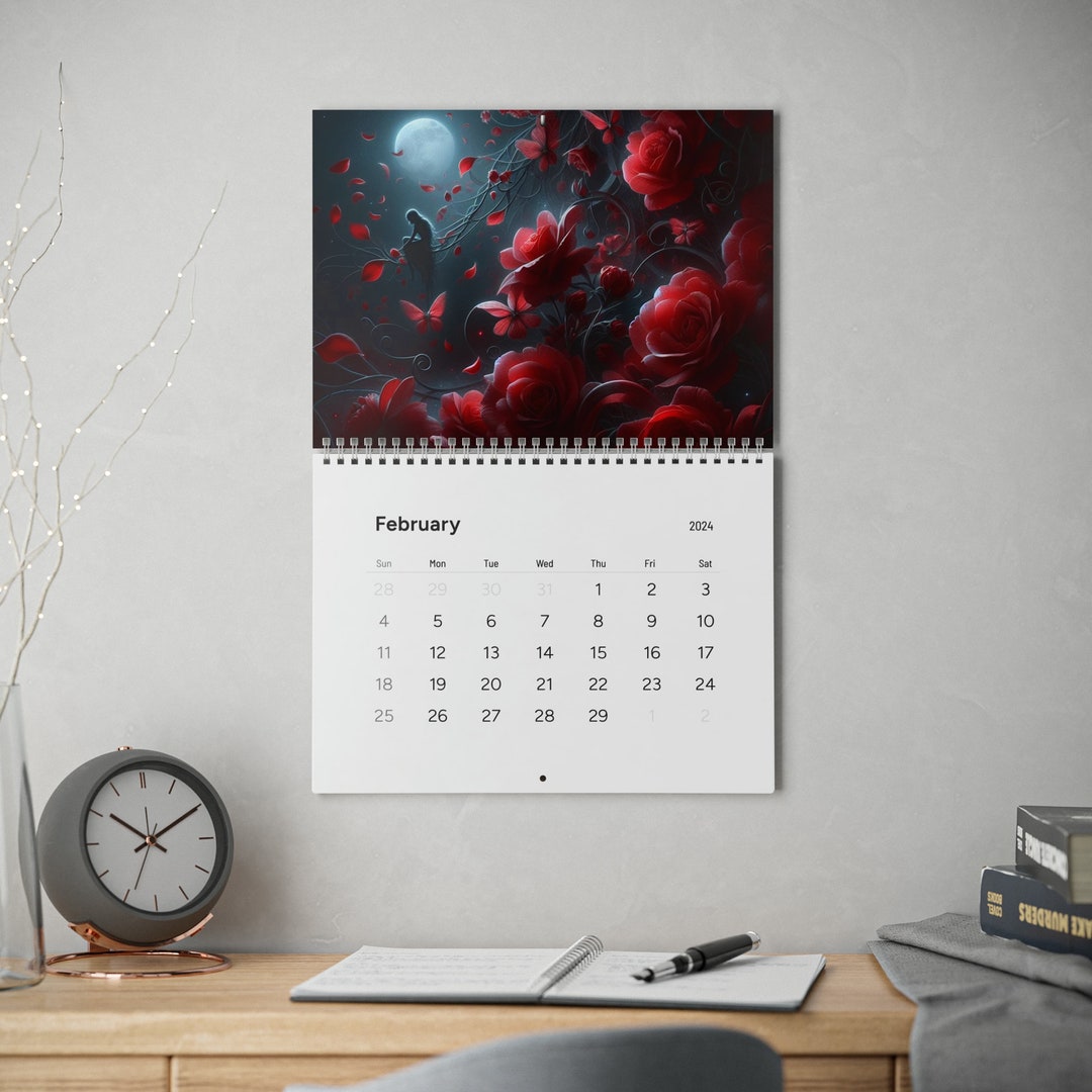 Art Wall Calendar 2024 Art Calendar 2024 Wall Calendar 2024 Unique Art