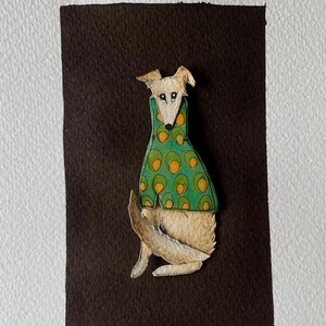 Ritratto di un piccolo Borzoi