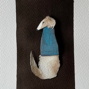 Portret klein borzoi