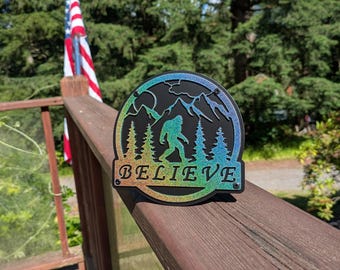 Bigfoot BELIEVE hitch cover
