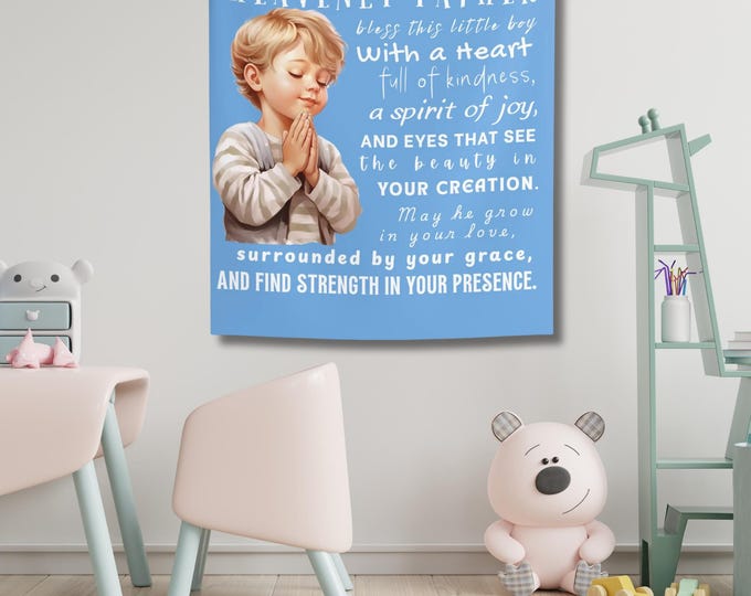 Wall Tapestry For Nursery Room Decor Spiritual Home Art Child Wall Hanging Gift for Baby Shower Keepsake