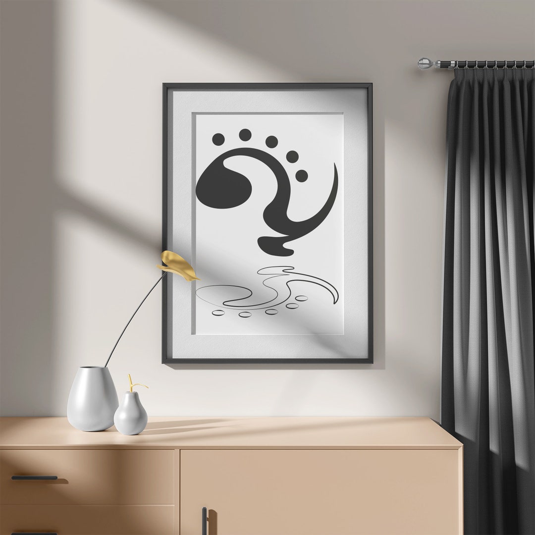 Black Lines Wall Art,abstract Black Lines Art, Minimalist Art, Modern ...
