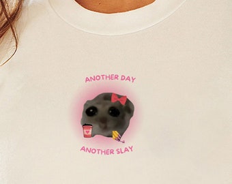 Sad Hamster Shirt, Viral Shirt, TikTok Shirt, Another Day Another Slay, Funny Cute Shirt, Geschenk Freundin, Geschenk für Sie, Meme Shirt