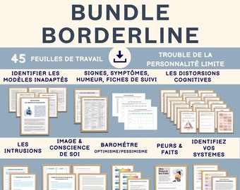 Trouble de la Personnalité Limite Borderline Ressources Thérapeutiques Thérapie TCD Santé Mentale Distorsions Cognitives Conscience de Soi