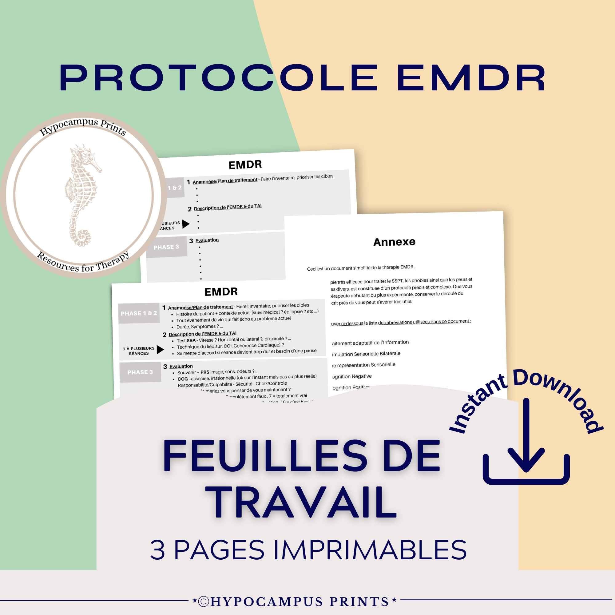 EMDR Simplified Protocol, Trauma Treatment, EMDR Script, PTSD, Emdr ...