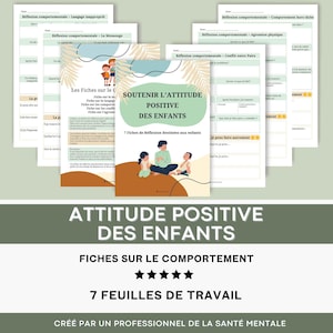 Reflection Sheets Child & Teen Behavior Resource for Psychologists Parents Educators Teachers Emotional Learning CBT