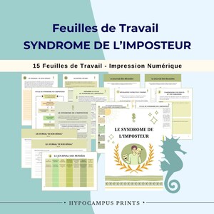 Le Syndrome de l'Imposteur Feuilles de Travail Psychoéducation Auto Régulation Estime de Soi Outil Thérapeutes Psychologie en Français TCC image 2