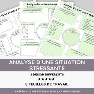 Analyser une situation de Sress Facilement Comprendre le Contexte les Déclencheurs les Émotions é Pensées pour mieux se Préserver Auto Soin